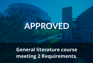 Approved - General literature course meeting 2 requirements